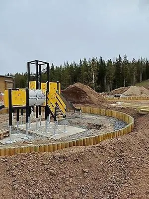 Lekutrustning för barn utomhus.