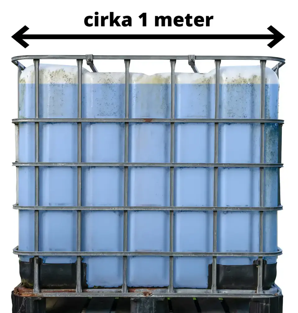 Bild på IBC-tank.